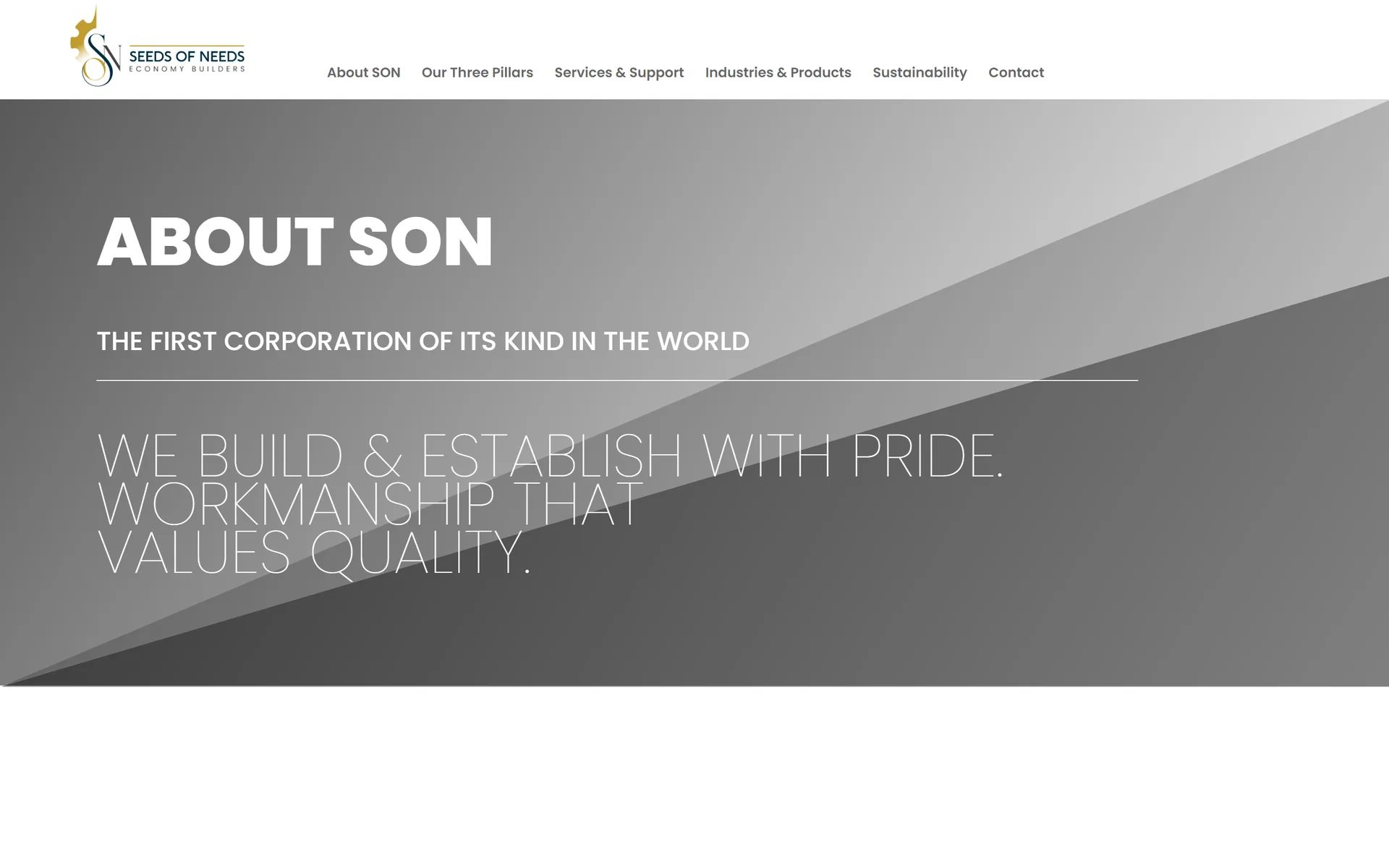 Seeds of Needs about page