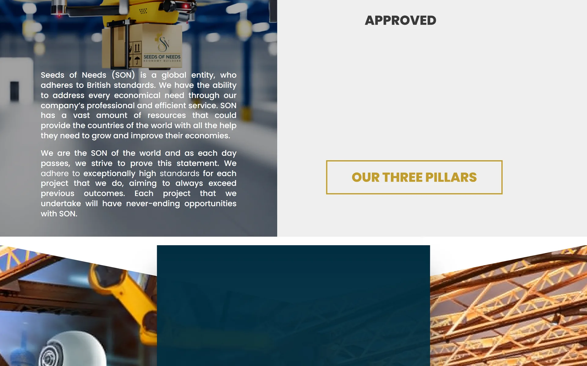 Seeds of Needs factory types section