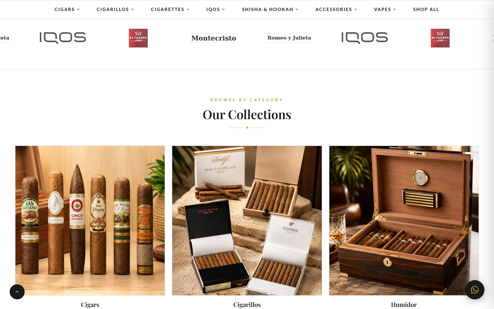 SmokingLB brand strip and collections