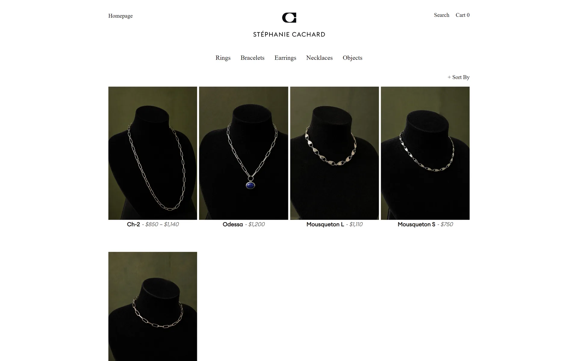 Stéphanie Cachard necklaces category