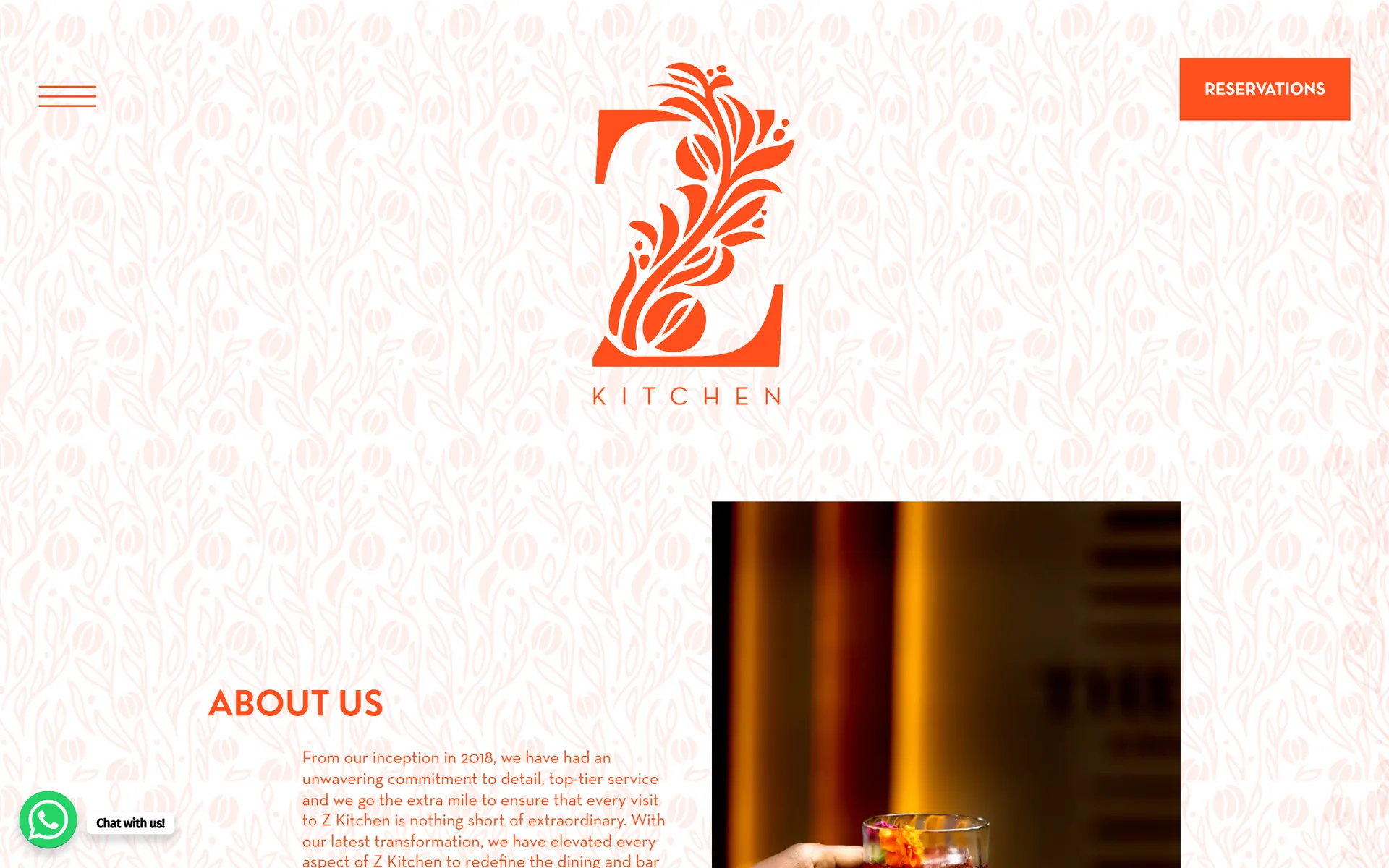 Z Kitchen home page